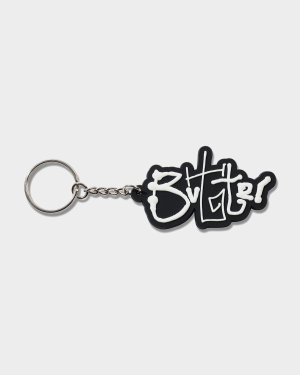 Butter Goods Scribble Rubber Key Chain Black
