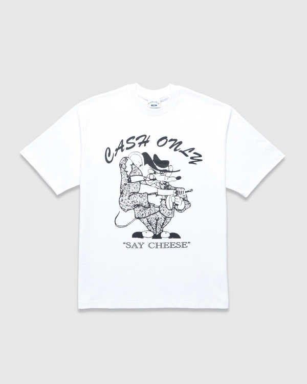 Cash Only Mobster T-Shirt White