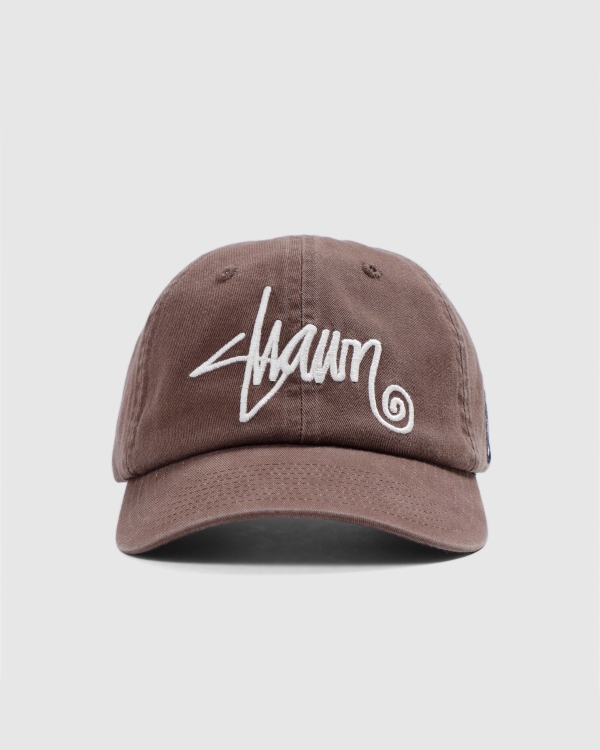 S Double Shawn Script Strapback Dark Chocolate