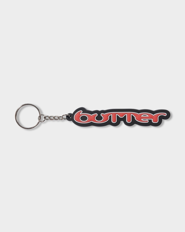 Butter Goods Witness Rubber Key Chain Black