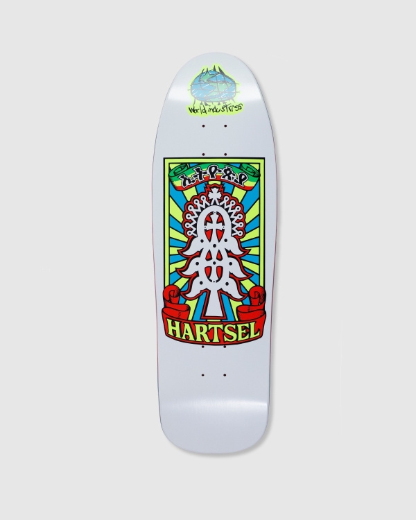 World Industries Jeff Hartsel Yout Deck White