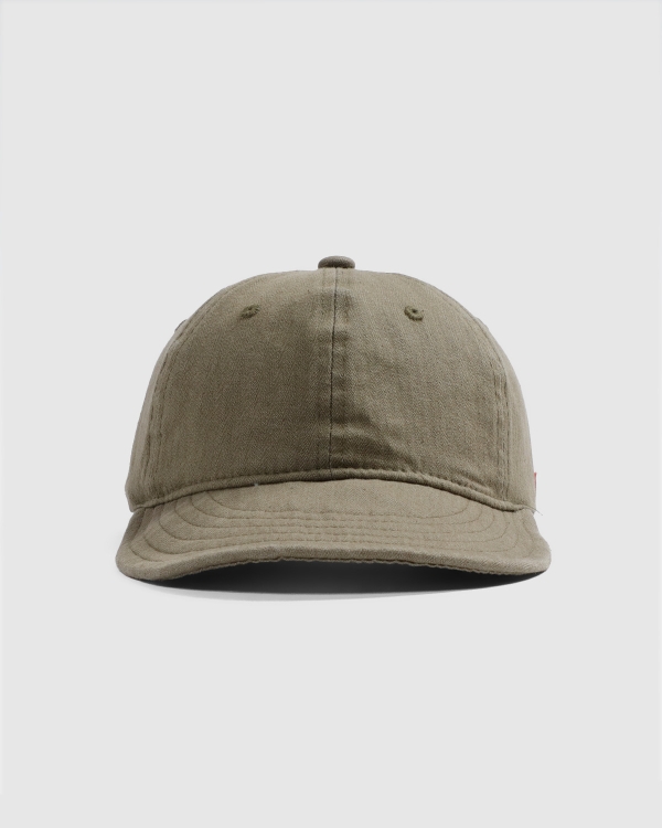 Curb Crawlers Mechanic Strapback Olive Herringbone
