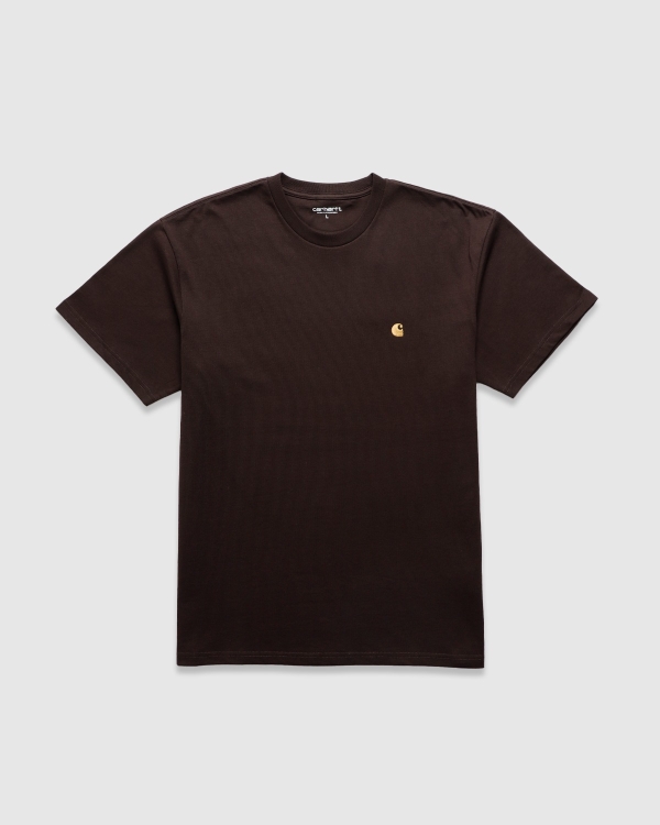 Carhartt WIP Chase T-Shirt Tobacco/Gold