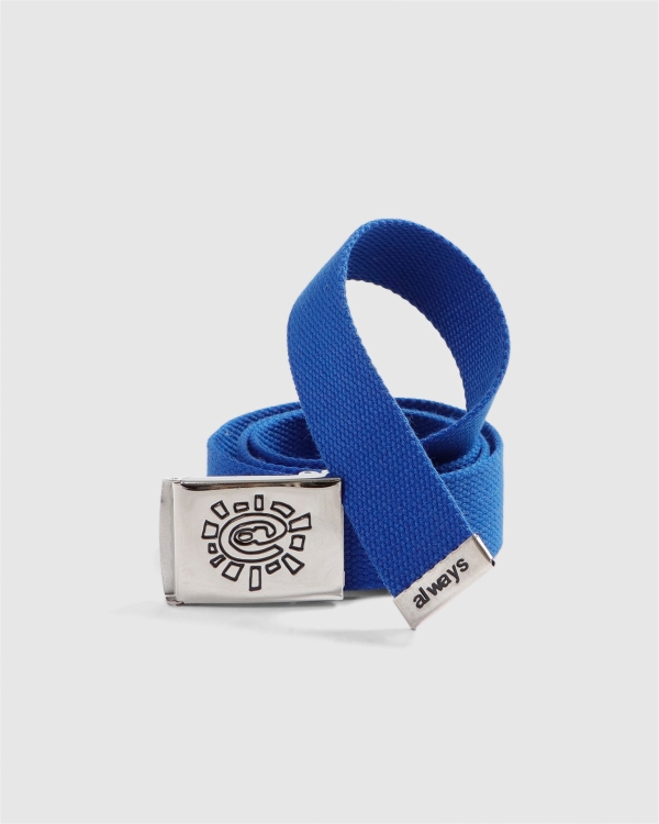 Always Canvas Belt Blue/Silver