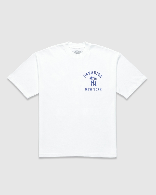 Paradise NY Palm Logo T-Shirt Off White