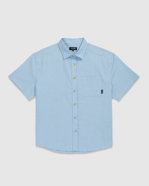 Fast Times Benjamin SS Shirt Sky/Coconut