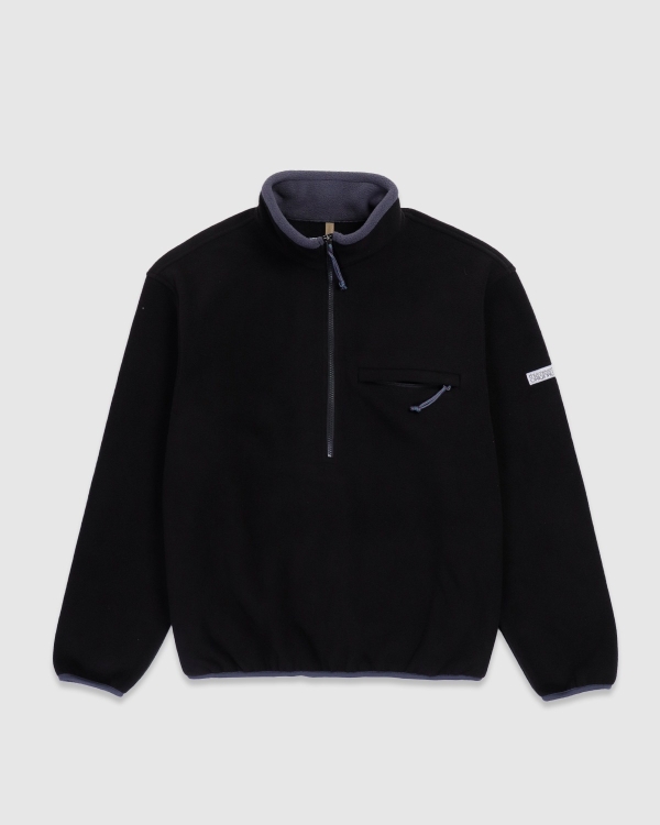 thisisneverthat Half Zip Fleece Pullover Black