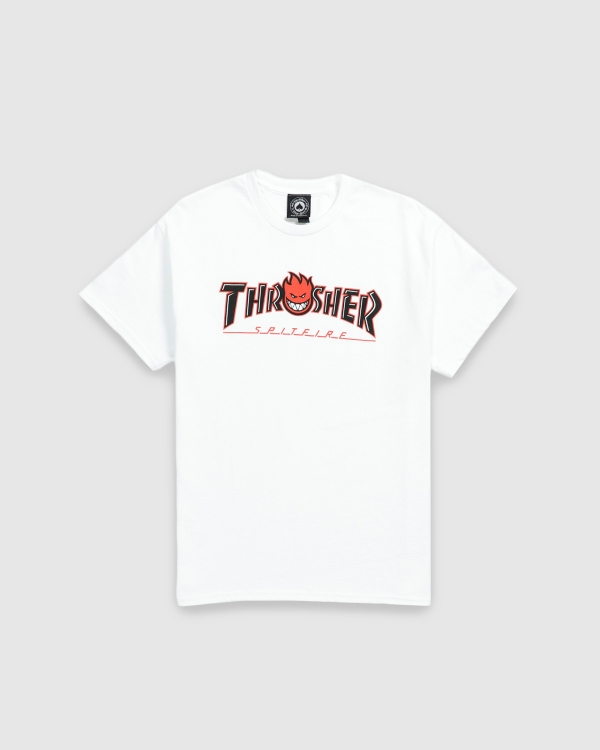 Thrasher x Spitfire Big Head T-Shirt White