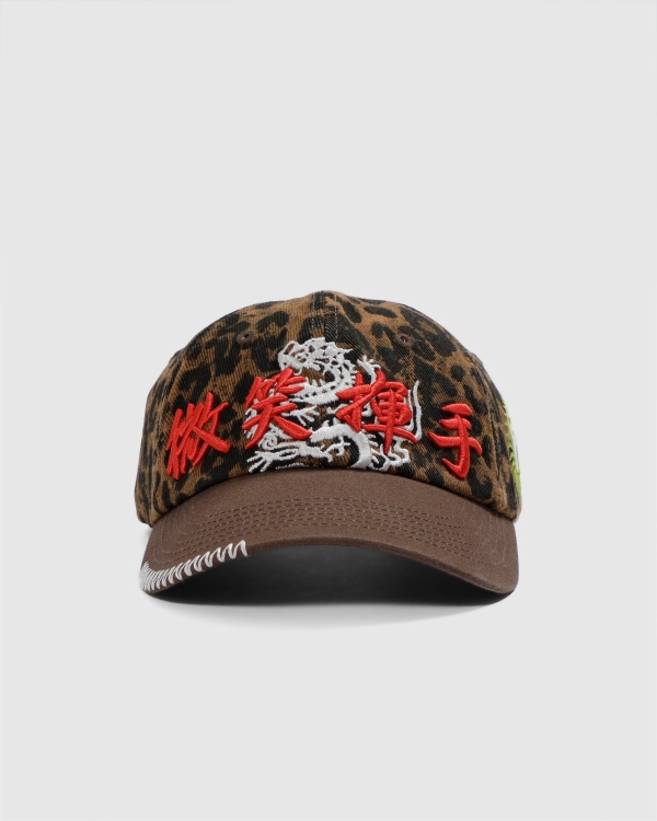 Smile and Wave Leopard Strapback Brown