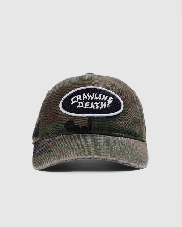 Crawling Death Eclipse Patch Strapback Washed Camo