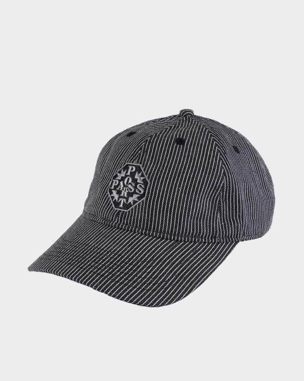 Passport Minted Leagues Strapback Black Stripe