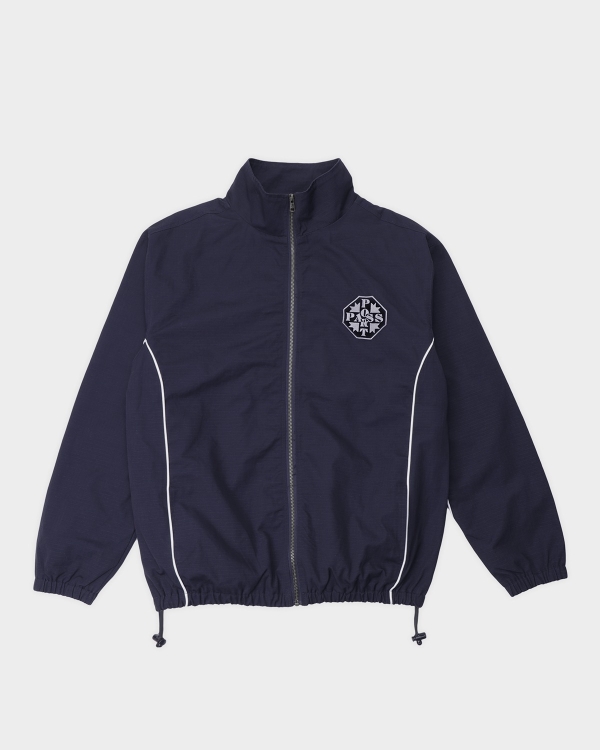 Passport Minted Ripstop Track Jacket Navy