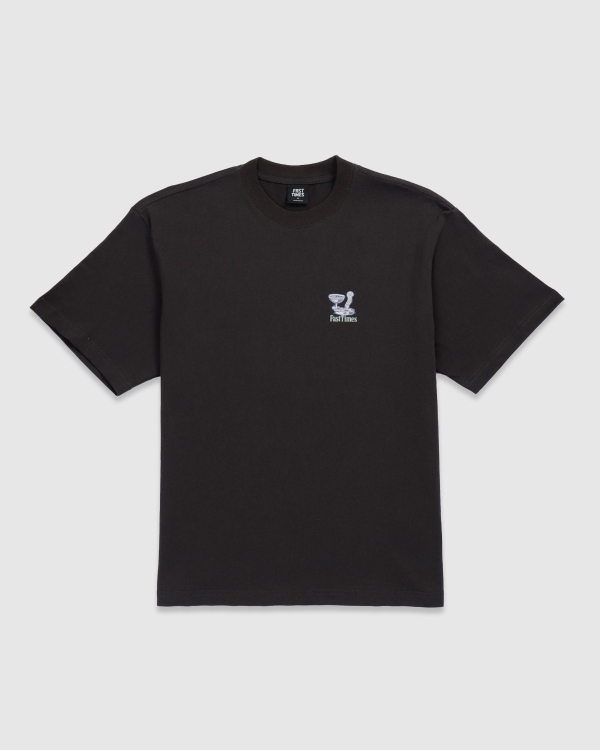 Fast Times Open Late T-Shirt Washed Black