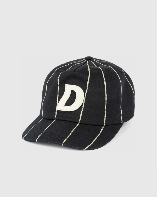 Dime Pinstriped Worker Strapback Black