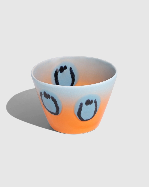 Frizbee Ceramics Super Cup L Water Orange Gradient Smile