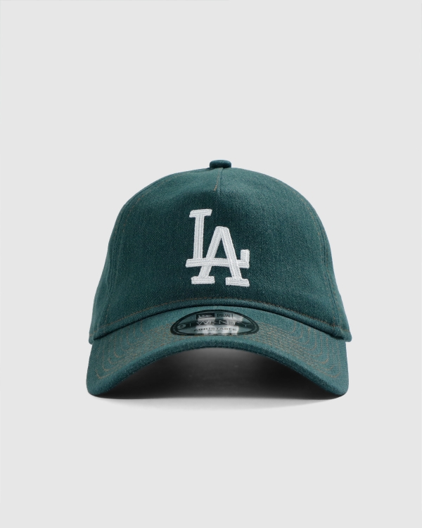 New Era 920AF Los Angeles Dodgers Forest Denim Snapback Open Green