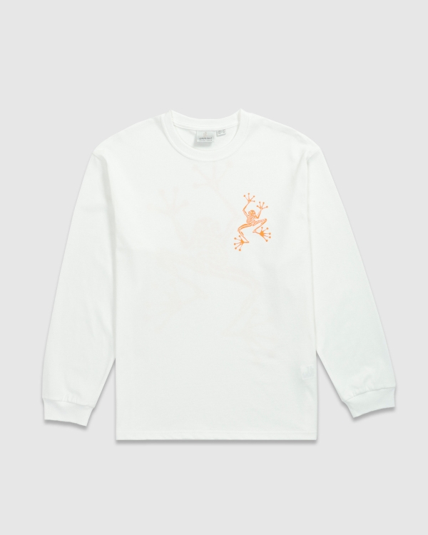 Gramicci Sticky Hands LS T-Shirt White