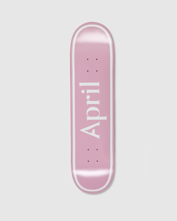 April OG Logo Deck White/Pink