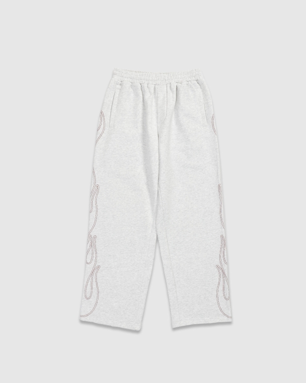 Butter Goods Flame Fleece Pants Ash