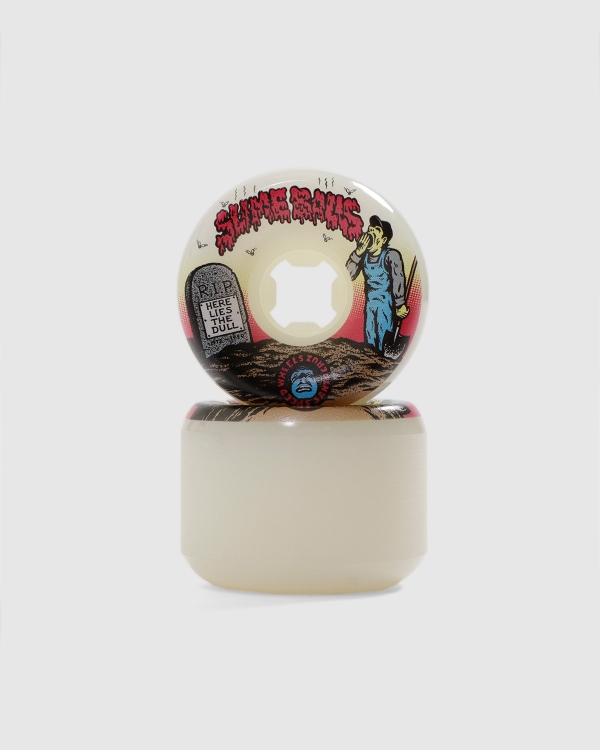 Santa Cruz Slimeballs Death Of Dull Vomits 95A Wheels White