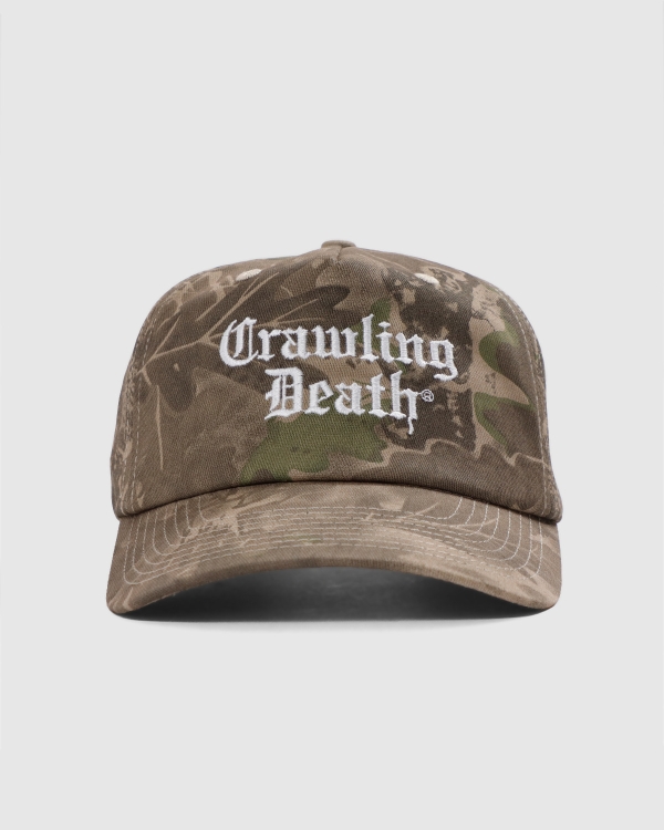 Crawling Death Stack Logo Embroidered Strapback Camo