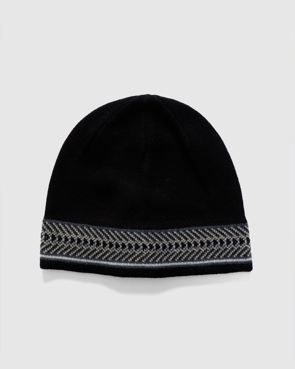 thisisneverthat Diagonal Pattern Beanie Black