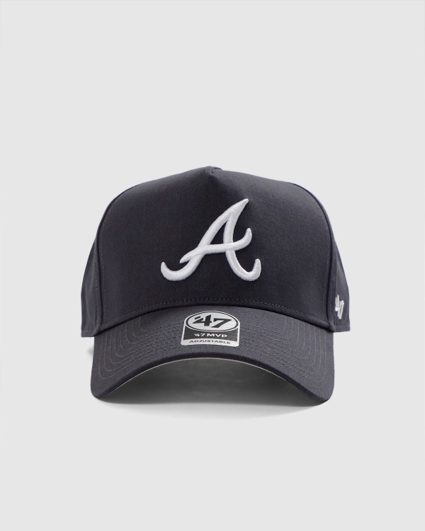 47 Brand Atlanta Braves Well Worn MVP DT Snapback Vintage Navy