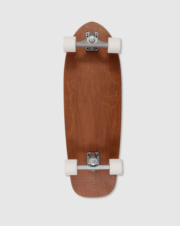 OBfive Code Red Surf Skate Complete Cruiser