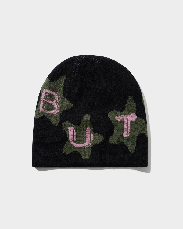 Butter Goods Stars Skully Beanie Black