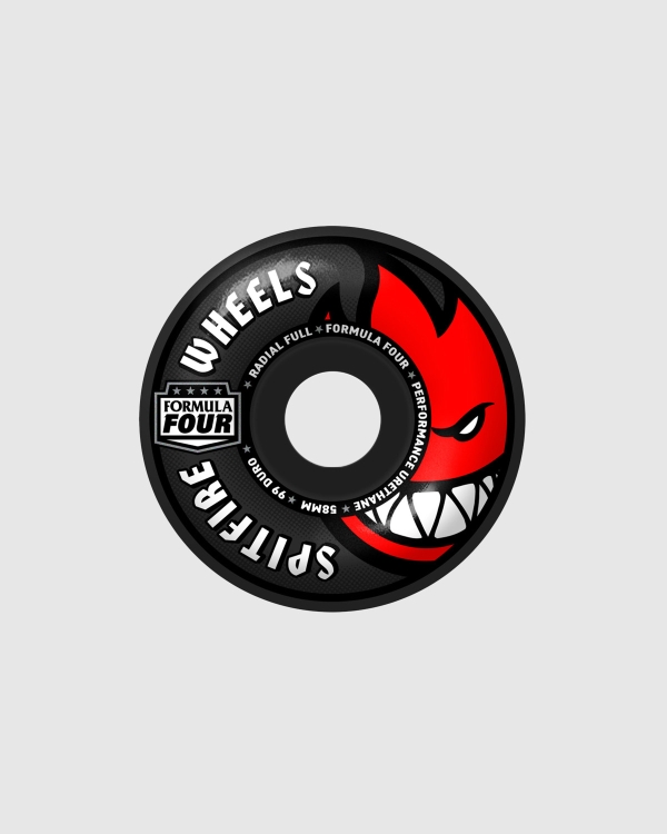 Spitfire Formula 4 99D Team Colours Radial Full Wheels Black