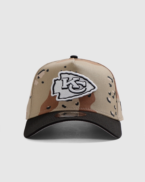 New Era 940AF Kansas City Chiefs Desert Washed Snapback Desert Camo/Black