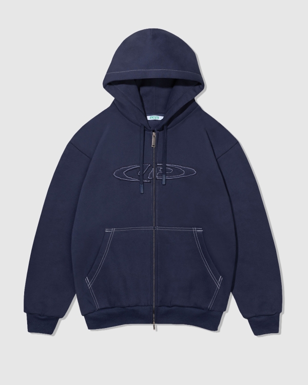 Ichpig Optic Zip Hood Ink/White