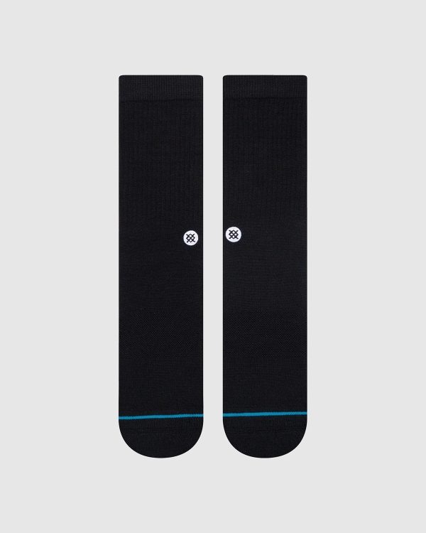 Stance Icon Athletic Socks Black/White