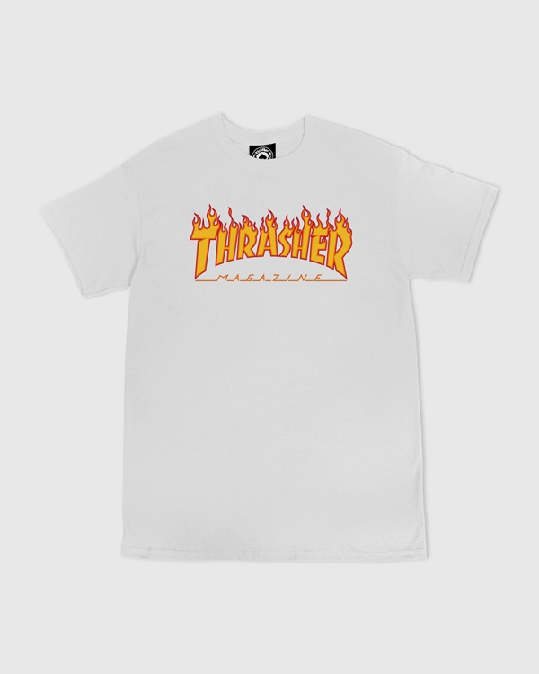 Thrasher Flame T-Shirt White