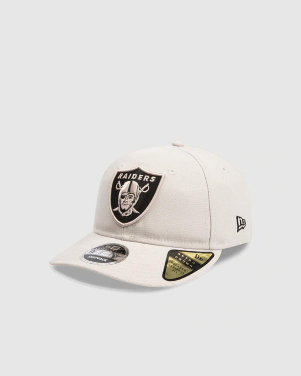 New Era 950 Retro Crown Oakland Raiders Snapback Stone/Black