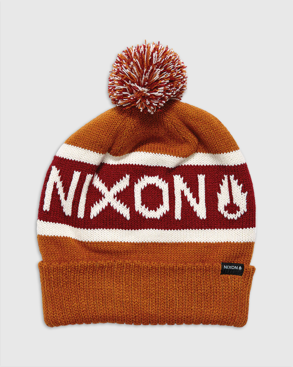 Nixon Teamster Beanie Tobacco