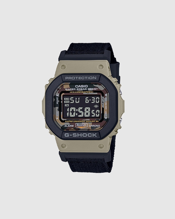 Casio G Shock DW5610SUS-5D Black/Beige
