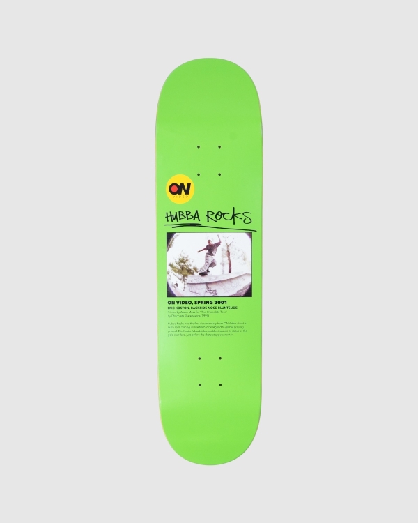 On Video Hubba Rocks Deck Green