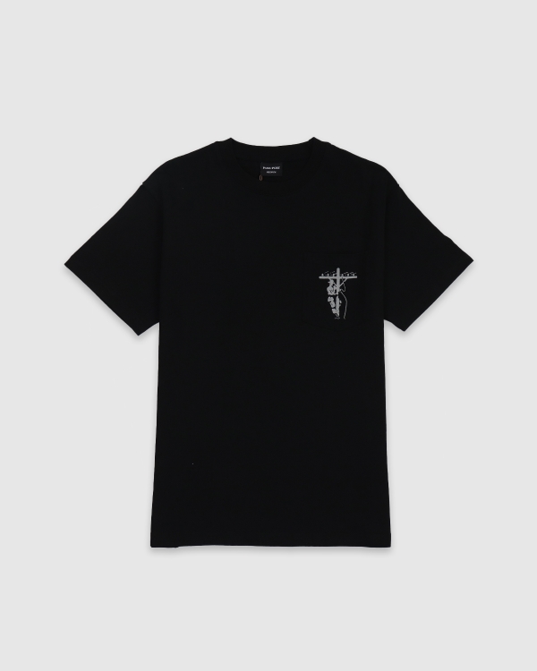 Passport Line Worx Pocket T-Shirt Black