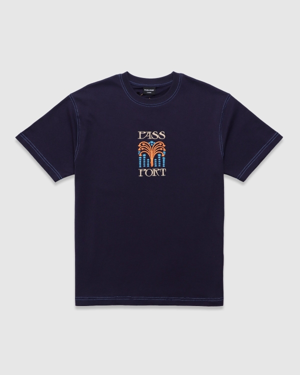 Passport Roman Candle T-Shirt Navy