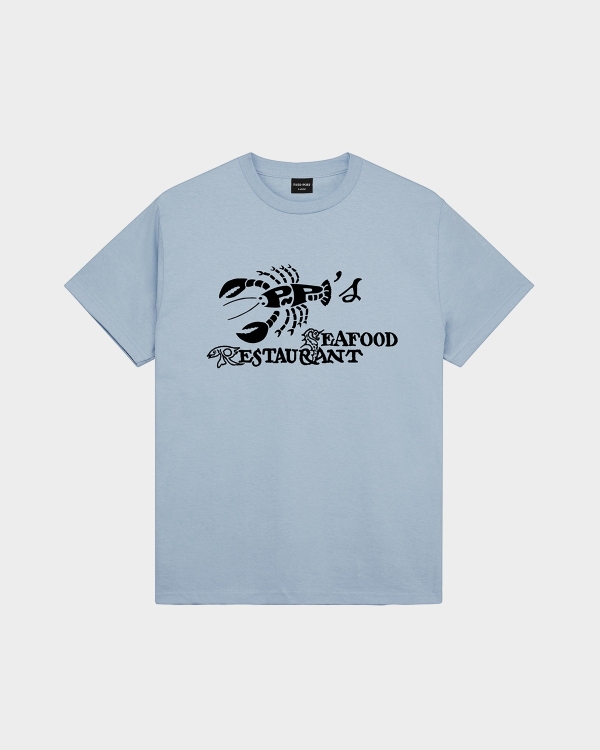 Passport Seafood Staff T-Shirt Stonewash Blue