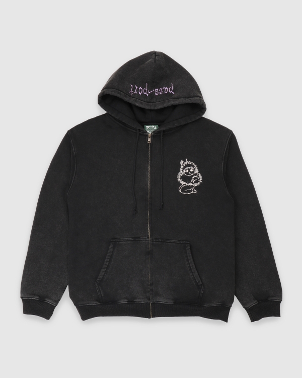 Passport x May Gibbs Webbed Bed Zip Hood Acid Black