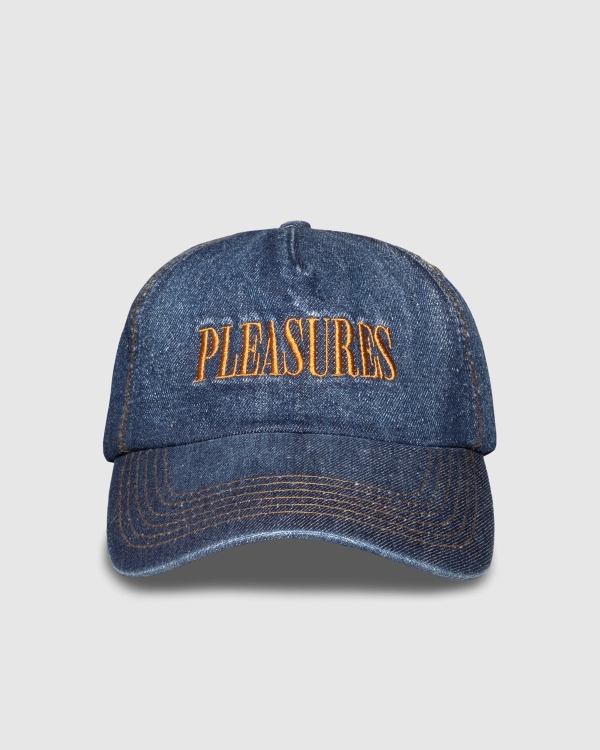 Pleasures Now Zig Zag Denim Strapback Indigo