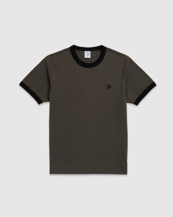 Polar Ringer T-Shirt Dirty Black/Black