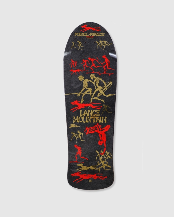 Powell Peralta Bones Brigade Series 16 Lance Mountain Deck Black/Gold Foil