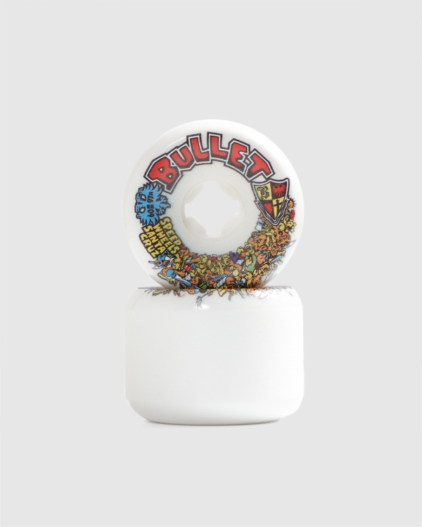 Santa Cruz Slimeballs Bullet Riot Vomits 97A Wheels White |