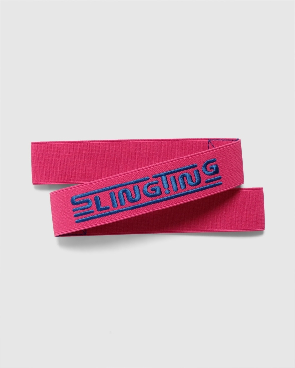 Slingting Embroidered Skateboard Sling Hot Pink/Blue