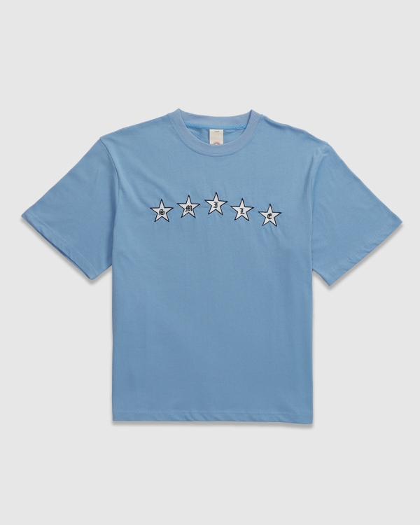 Smile and Wave Stargaze T-Shirt Carolina Blue