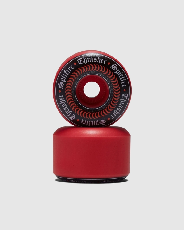 Spitfire x Thrasher Formula 4 99D Oath Radial Full Wheels Red