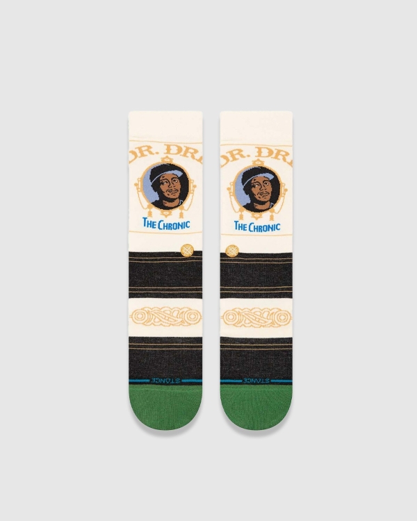 Stance The Chronic Crew Socks Black